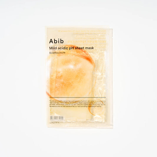 Abib Mild acidic pH sheet mask Glutathiosome fit 30ml X 10ea