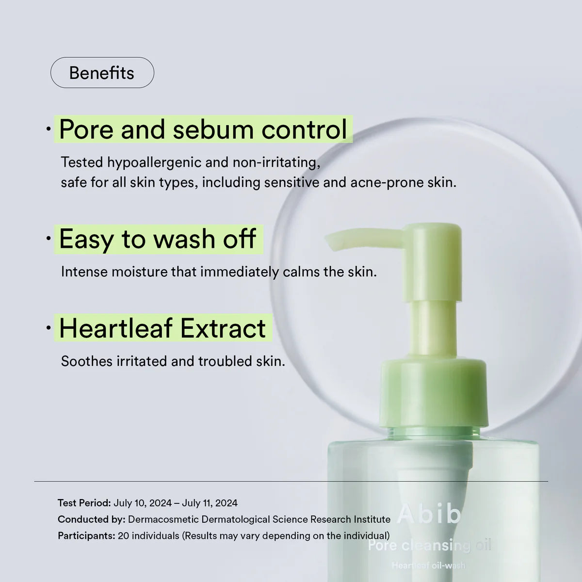 Abib Heartleaf Pore Cleansing Oil 200ml